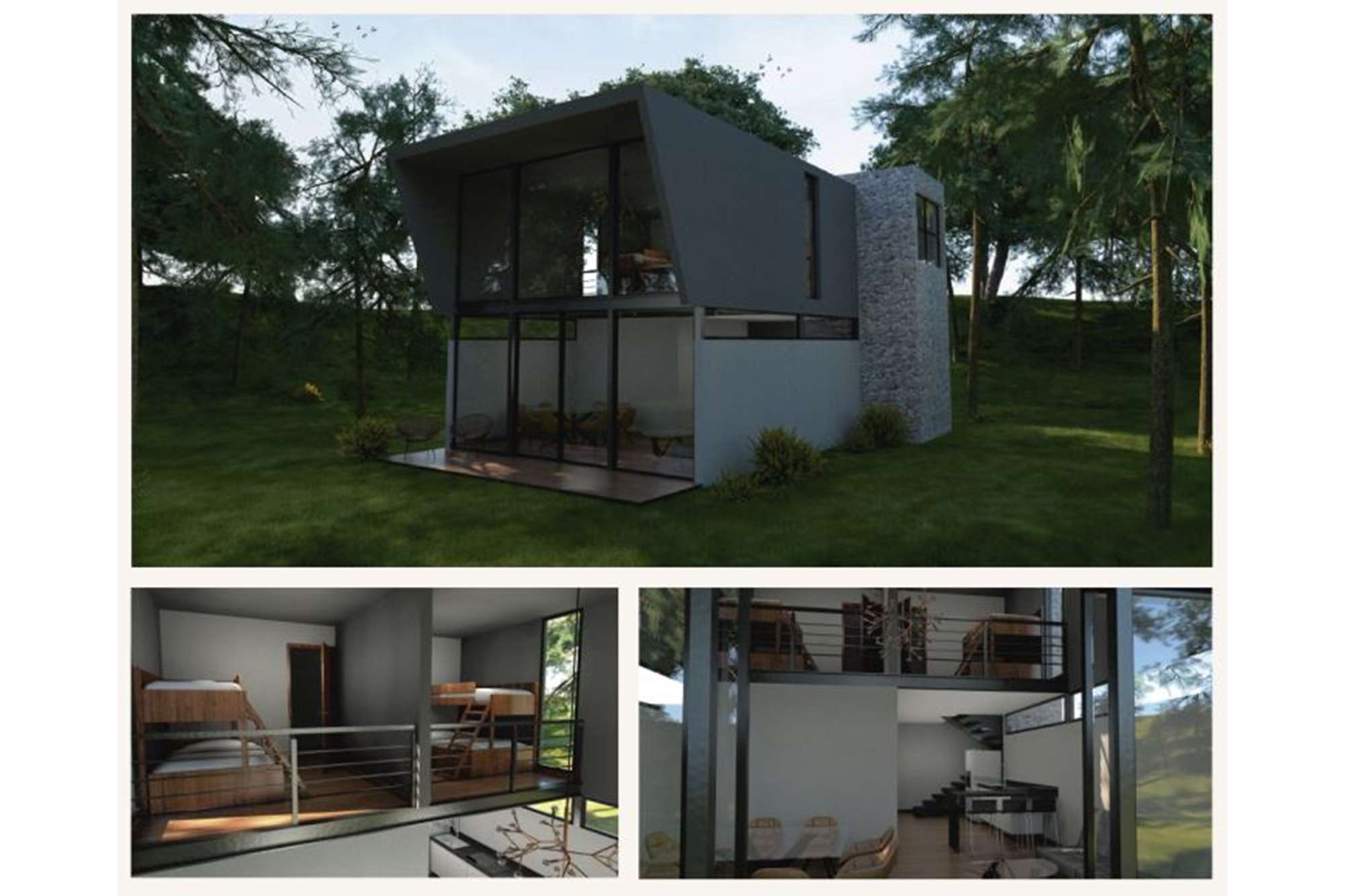 Cabañas de Lujo Frente al Lago en Sierra de Lobos En Venta en Guanajuato  Cabaña para 10 Personas TERRANOVA cabañas de lujo mod TERRA Inversión  Ecoturismo, TERRA TERRANOVA Vergel De La Sierra -