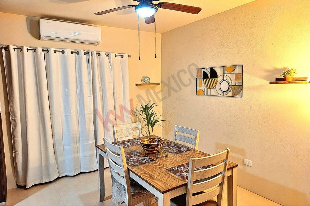 Encantadora Casa Amueblada en Fraccionamiento Privado con Amenidades Exclusivas