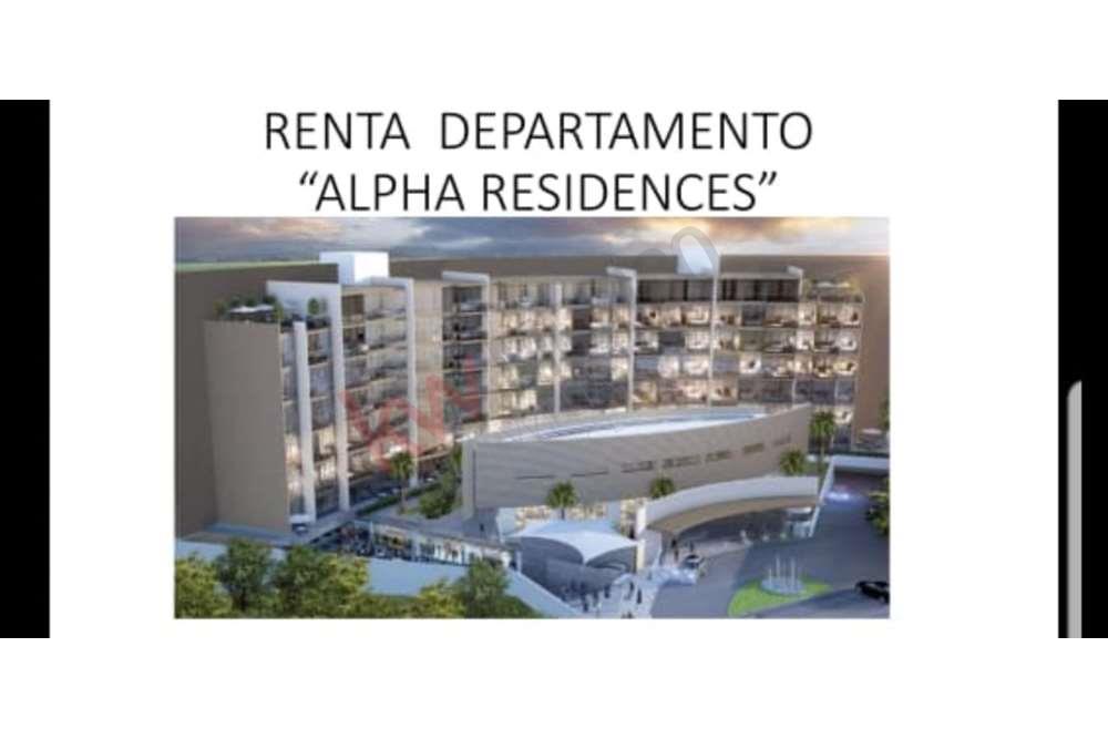 Alpha Residences, Renta de Departamento Nuevo, 2 Recamaras, Amenidades, Sonata, Town Center,