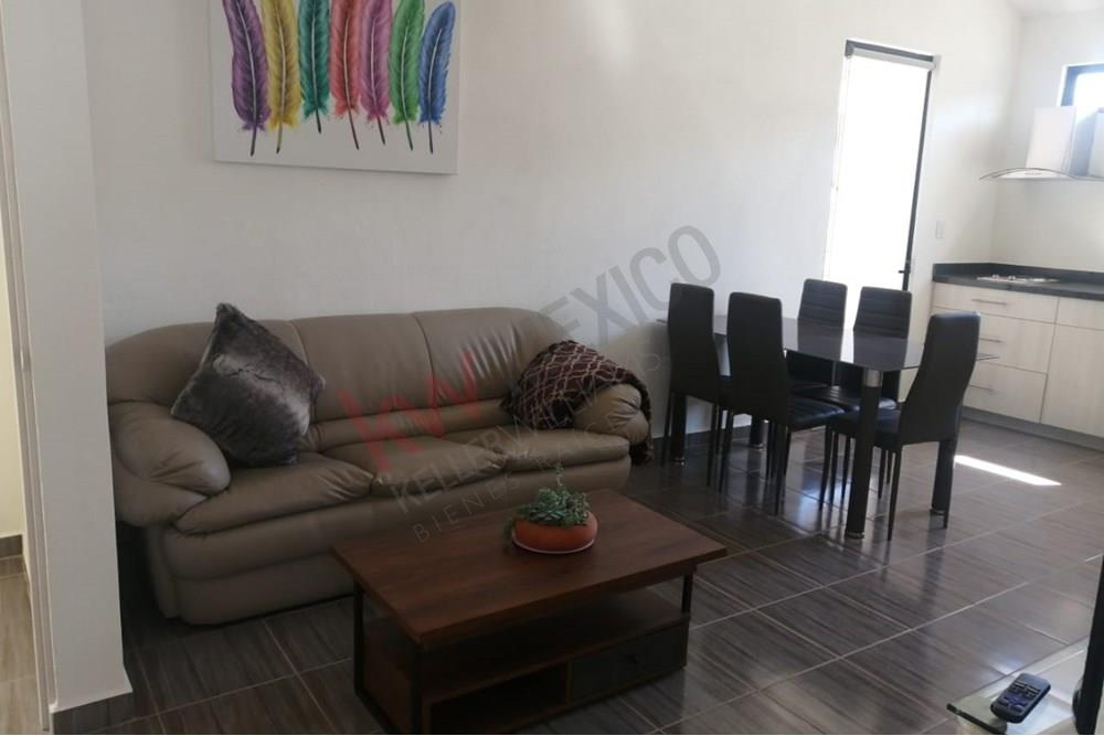 Departamento amueblado en renta en Fraccionamiento Monte Real 1, Centro Sur