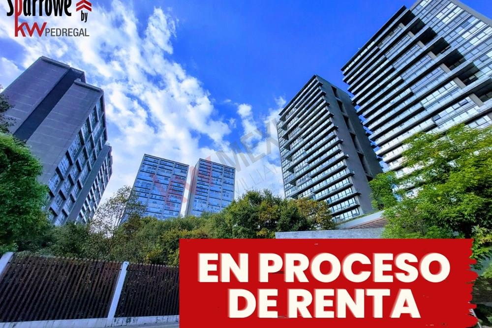 RENTA DEPARTAMENTO TIPO LOFT EN CITTA SAN JERONIMO, ALVARO OBREGON CDMX, OLIVAR DE LOS PADRES, A UN LADO DE LA ANAHUAC DEL SUR