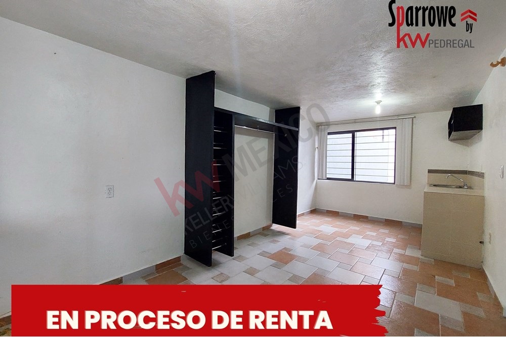 RENTA DEPARTAMENTO 28 m2  HEROES DE PADIERNA, TLALPAN, CDMX