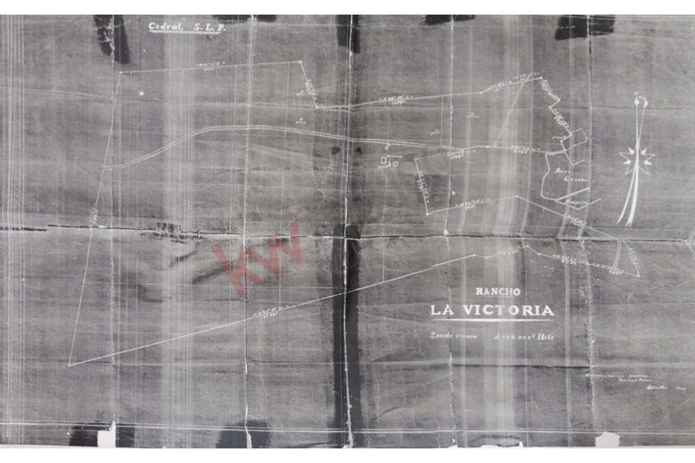 933 Hectareas Rancho la Victoria en Venta al Poniente de Cedral, San Luis Potosi a 45 minutos de Real de Cartorce, en 35 m2