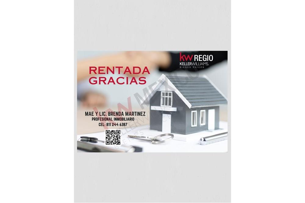 Casa equipada en Renta en Asturias Premier en Apodaca NL, rumbo a carretera a Agua Fría, cerca del Aeropuerto y de parques Industriales