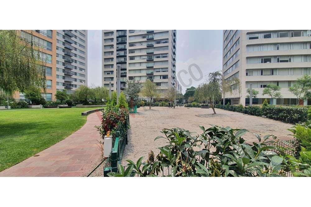 Muy Iluminado y amplio departamento en renta en Parques Polanco