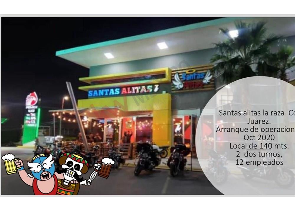 TRASPASO DE FRANQUICIA 'SANTAS ALITAS' (LA RAZA)