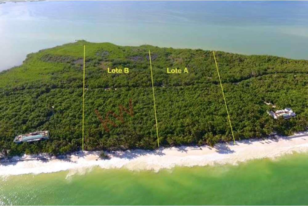 Impresionante lote de 2.5 hectáreas en La Reserva de la Biosfera de Sian Ka´an con frente de playa.