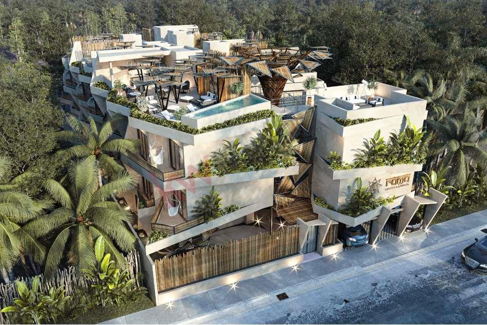 Tulum Condos Departamento con Alberca y área de relajación para inversión