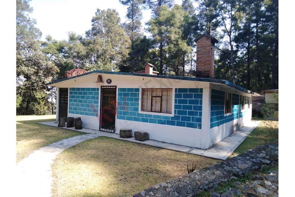 Cabaña en venta Mineral del Chico rodeada de 3 Has. de Bosque en el Pueblo  Mágico del Chico., 170 Carretera El Chico-Carboneras Mineral del Chico  Centro Mineral Del Chico Mineral del Chico