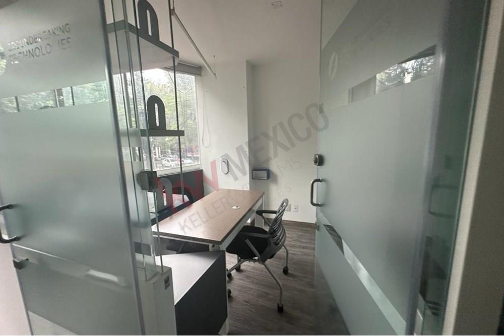Oficina en Renta  Amueblada en Nueva Anzures, Miguel Hidalgo, Cerca de Polanco