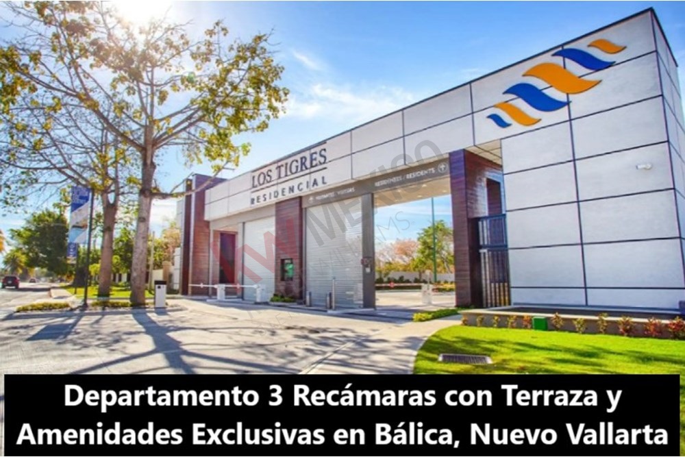 Departamento 3 Recámaras con Terraza y Amenidades Exclusivas en Bálica, Nuevo Vallarta