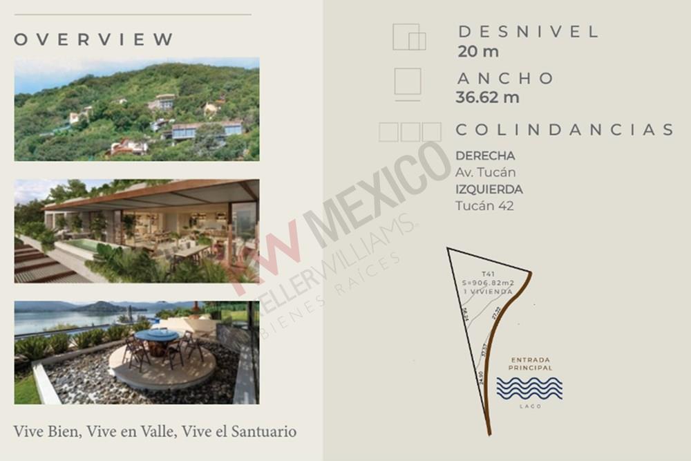 Venta de Terreno de 951.07 m2 en el Santuario fraccionamiento ecológico (Tucán 41)