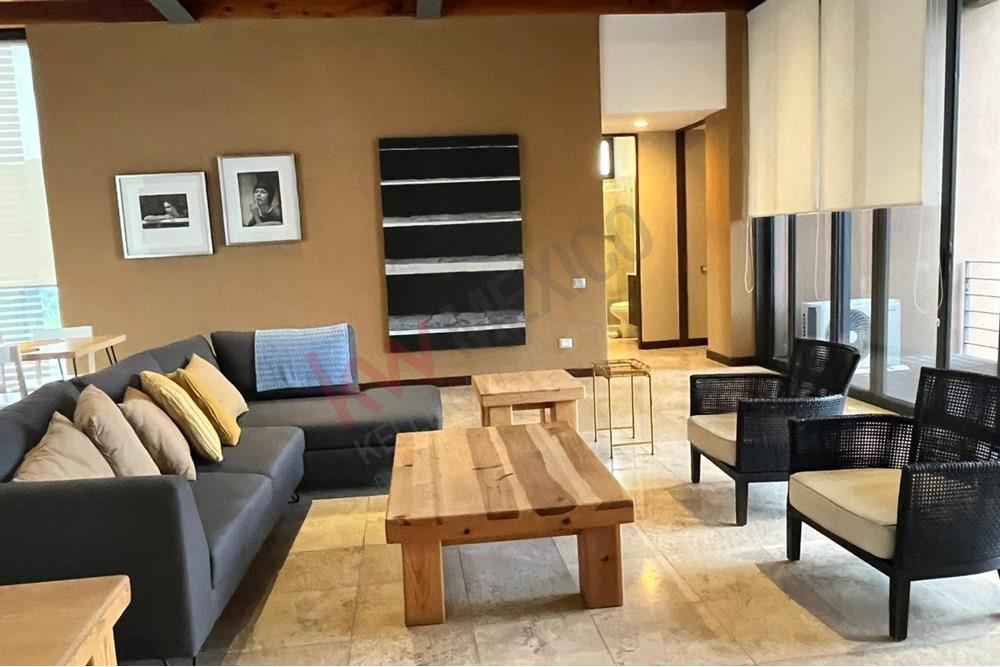 Se renta departamento amueblado en Balvanera, Corregidora, Qro.