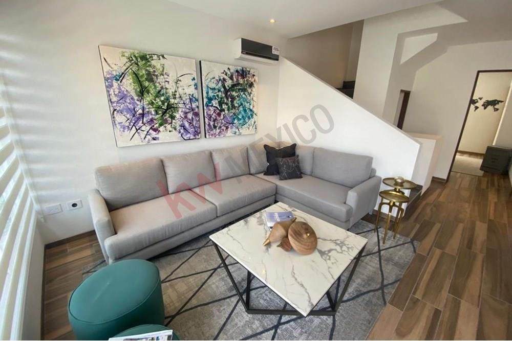 ESTRENA CASA EN ZIBATA CON 4 RECAMARAS,UNA EN PLANTA BAJA Y ROOF GARDEN Y TERRAZA