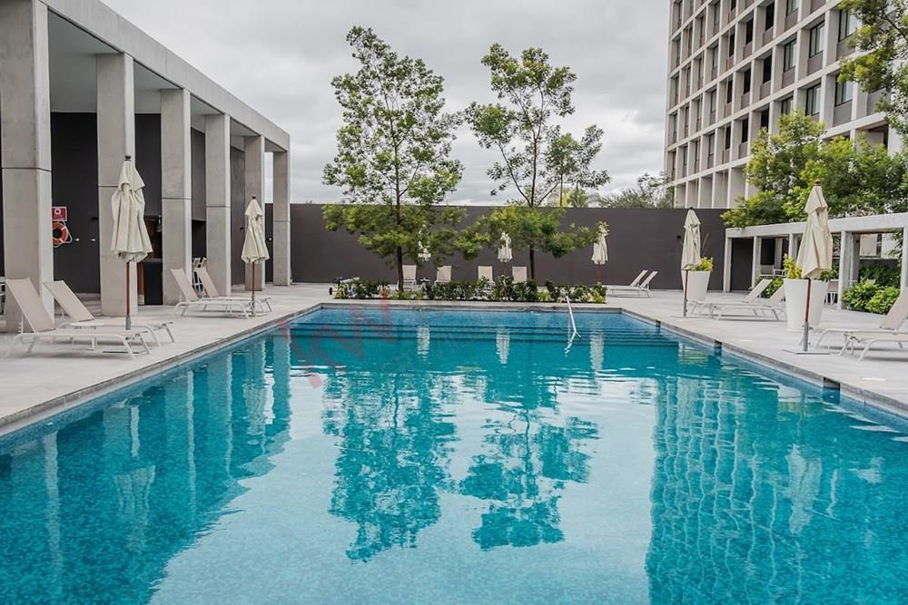 Departamento amueblado en renta en Alegra Towers, Santa Fé Juriquilla, Querétaro