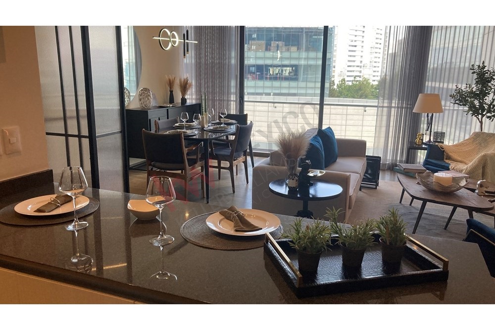 Departamenro en Renta a estrenar 2 remaras en Santa FE. Cuajimalpa