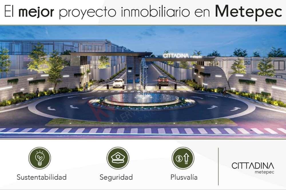 Lotes Residenciales en Metepec. Su ubicacion estrategica Garantiza el Valor de tu Inversión, Conocelos! Etapa 1 Lote 26