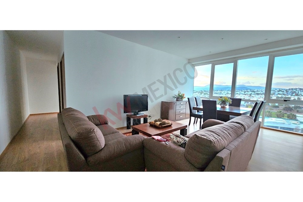 DEPARTAMENTO AMUEBLADO EN RENTA EN JURIQUILLA SANTA FE CON AMENIDADES