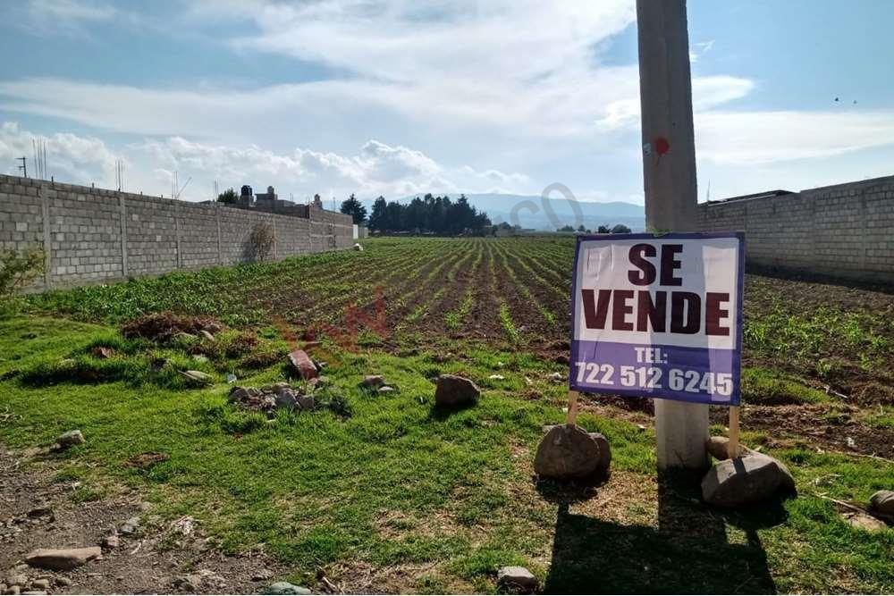 Terreno en Venta en Zinacantepec, OFERTA, San Juan de las Huertas, 2,500 M2