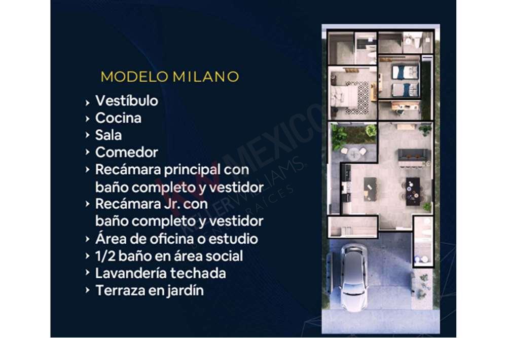 Casas Nuevas de un piso en Pre-venta, Sector Viñedos, Torreón, Coahuila con  casa club en