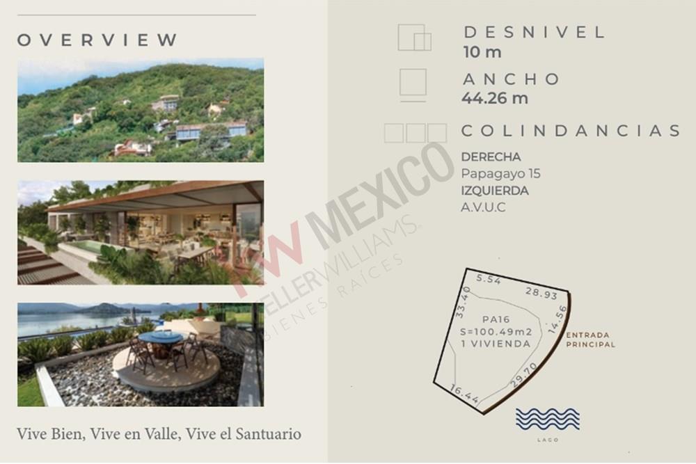 Venta de Terreno de 1257.09 m2 en el Santuario fraccionamiento ecológico (Papagayo 16)