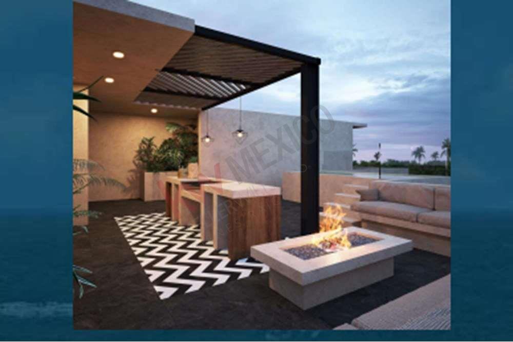 Penthouse espectacular, 2 recamaras y 3 baños, terraza y vista al entorno especial de la riviera maya.