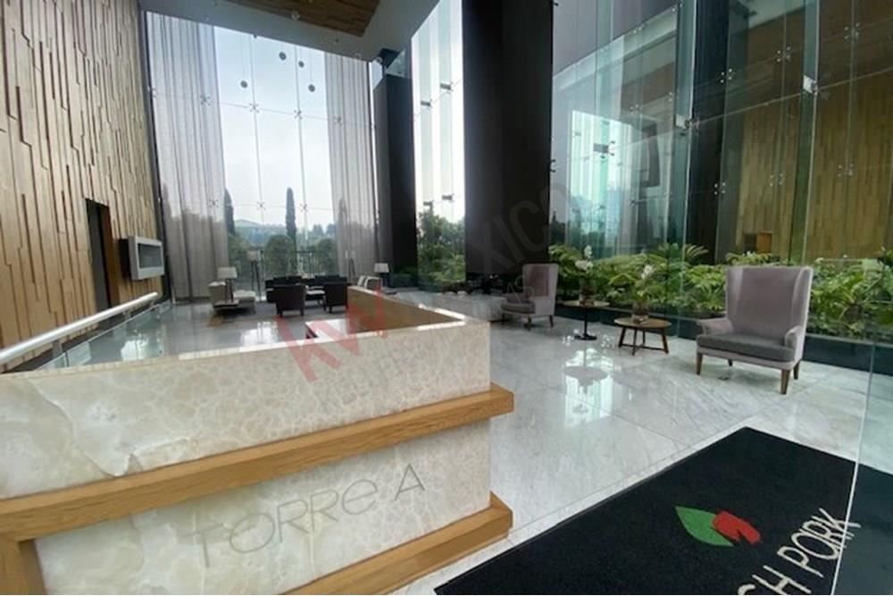 Departamento en renta. High Park. Santa Fé. Acceso directo al Parque la Mexicana.