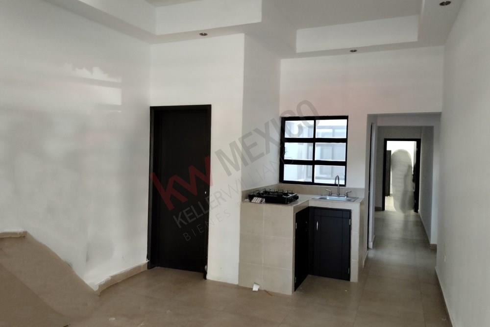 En RENTA  DEPARTAMENTO nuevo de un piso en zona centro de Torreón, Coah.