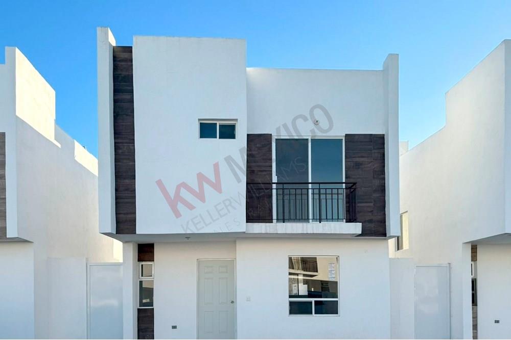 Renta casa nueva al noreste de la ciudad en circuito cerrado con áreas comunes