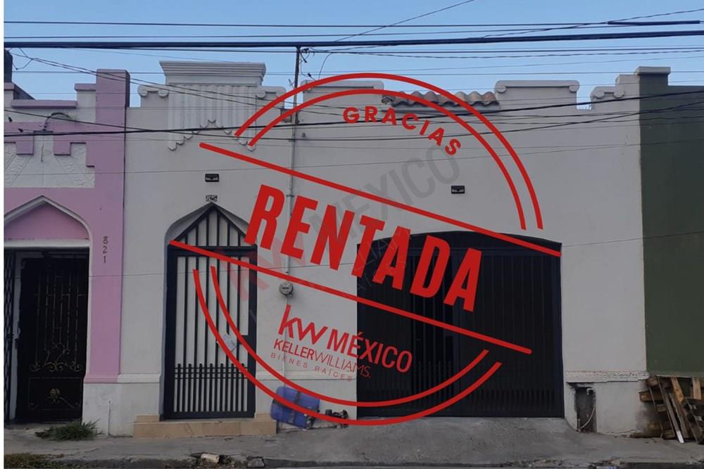 Casa en renta en el primer cuadro de la ciudad