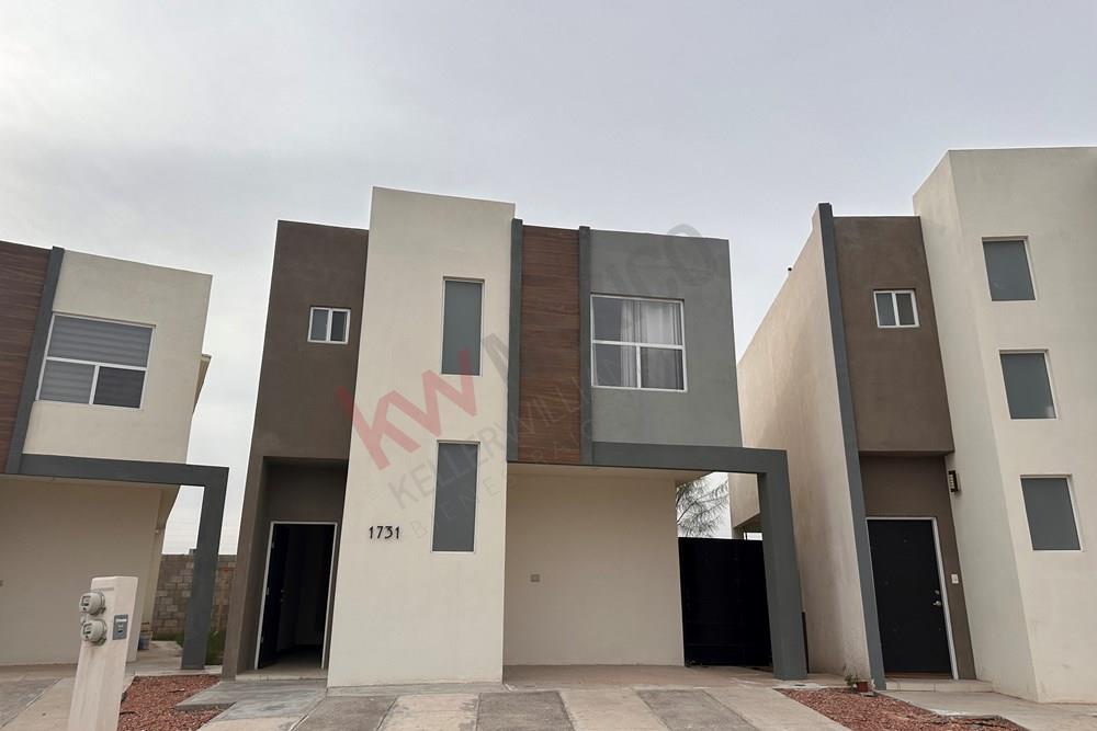 CASA EN RENTA EN SECTOR SENDERO, EN CIUDAD JUAREZ CHIHUAHUA-  SEMI EQUIPADA MUY CERCA DE PLAZA SENDERO Y PUENTE INTERNACIONAL ZARAGOZA A 15 MINUTOS