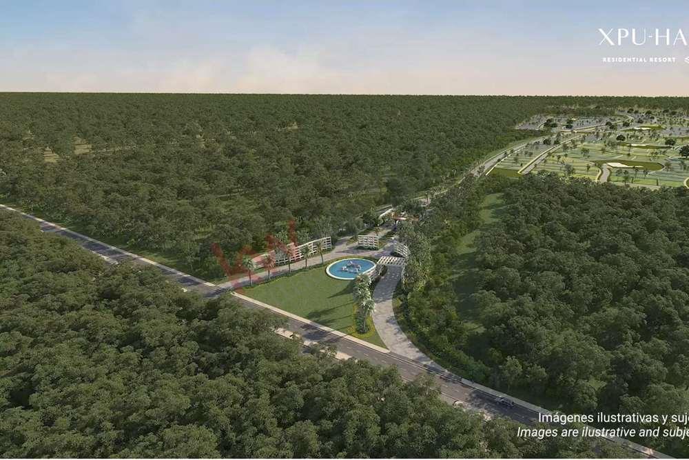 TERRENO RESIDENCIAL EN VENTA EN LA RIVIERA MAYA CON CASA CLUB PRIVADO FRENTE AL MAR