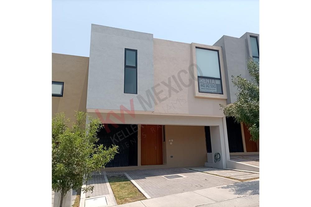 CASA EN RENTA CON SALA DE TV Y JARDÍN, EN CONDOMINIO CON AMENIDADES EN ZIBATA