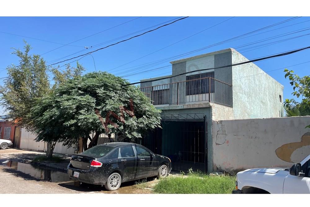 CASA EN VENTA EN CD JUAREZ CERCA DE PUENTE INTERNACIONAL ZARAGOZA X  SATELITE, RECAMARA PLANTA BAJA