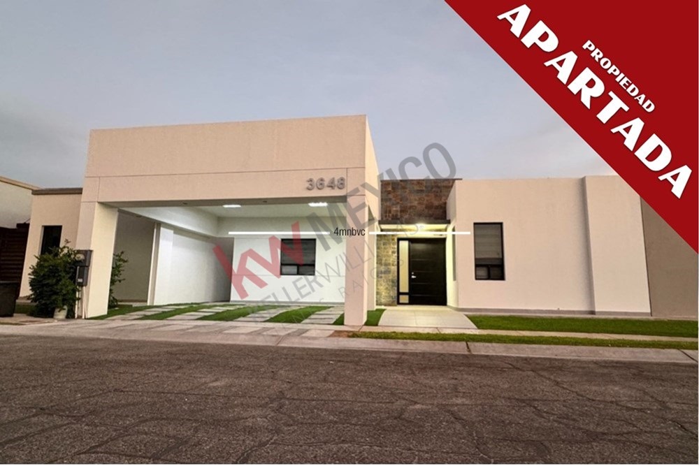 CASA EN RENTA, DUARA RESIDENCIAL, FRACCIONAMIENTO PRIVADO CON PROPIEDADES DE UNA PLANTA, UBICADO EN MEXICALI BAJA CALIFORNIA.