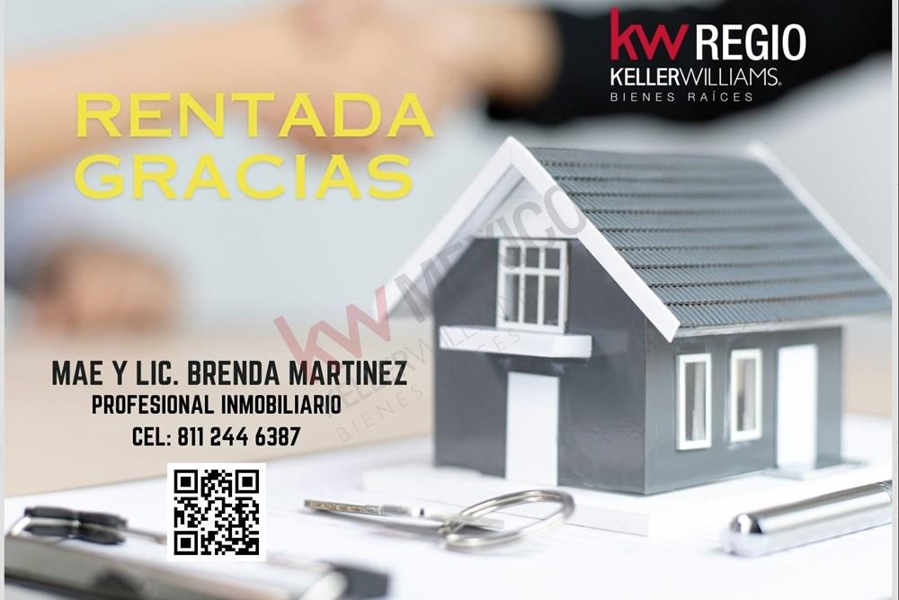 Casa equipada en Renta en Asturias Premier en Apodaca NL, rumbo a carretera a Agua Fría, cerca del Aeropuerto y de parques Industriales