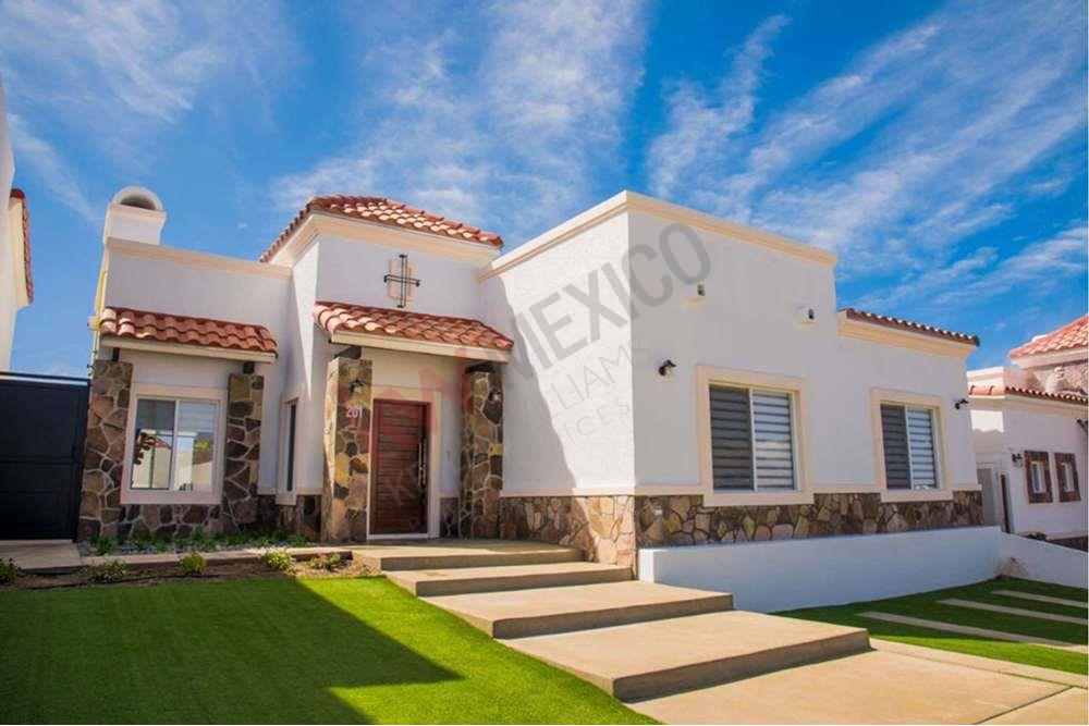 Inmejorables vistas de estas casas en venta en Playas de Rosarito en el  hermosísimo fraccionamiento 