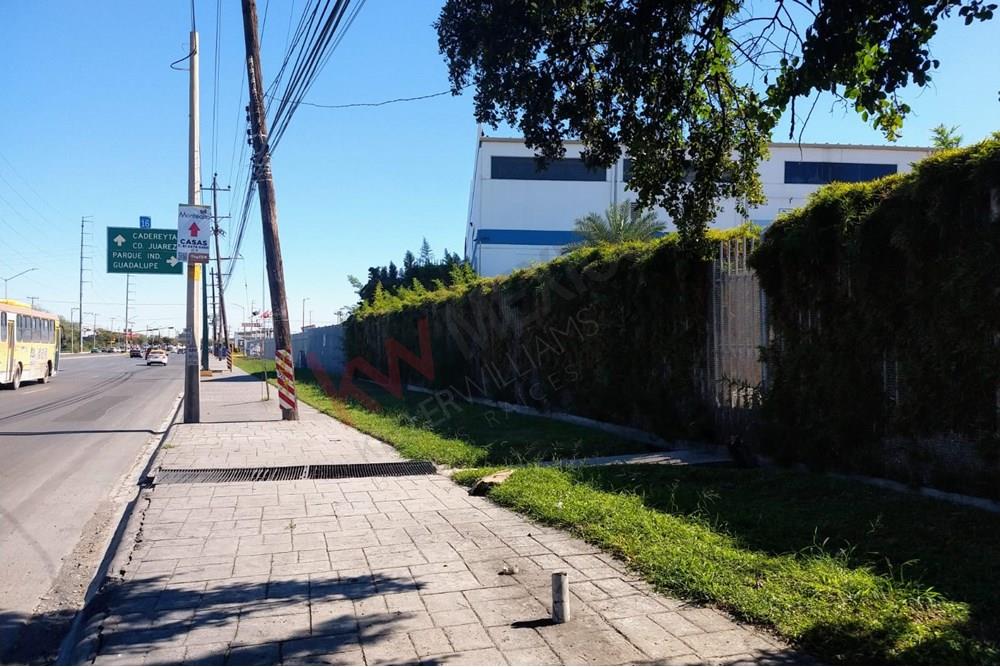 Terreno en Renta, Sobre Avenida, En Carretera a Reynosa, en Zona  Industrial, Guadalupe Nuevo León