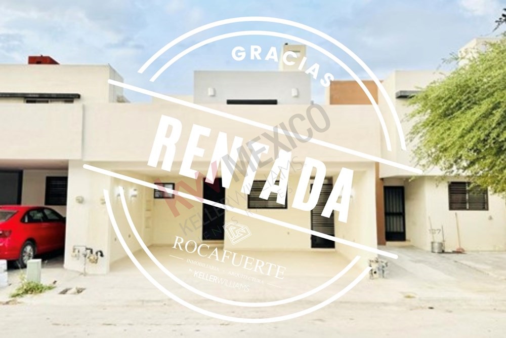 Casa Nueva en Renta en Privada con Seguridad en Guadalupe, N.L.