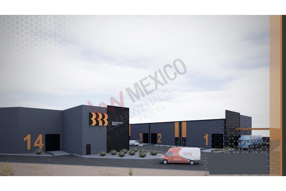 BODEGA EN RENTA EN COMPLEJO INDUSTRIAL RIO BRAVO CON  ANDEN COMPARTIDO