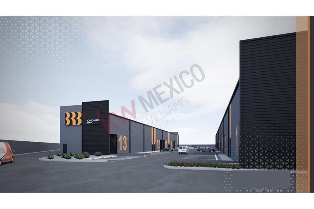 BODEGA EN RENTA EN COMPLEJO INDUSTRIAL RIO BRAVO CON  ANDEN COMPARTIDO