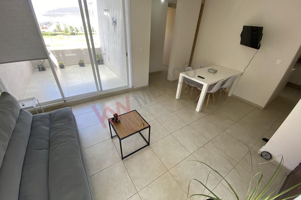 DEPARTAMENTO EQUIPADO Y AMUEBLADO DE 2 RECÁMARAS EN RENTA, ZAKIA, QRO‼️