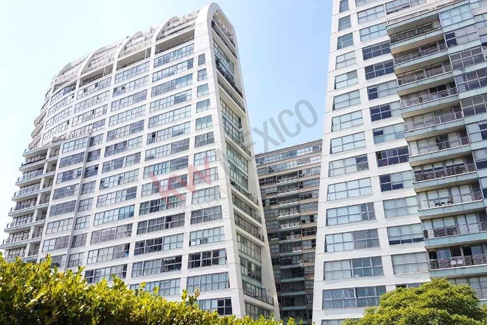 Departamento en Grand Polanco con vista panorámica a la ciudad y