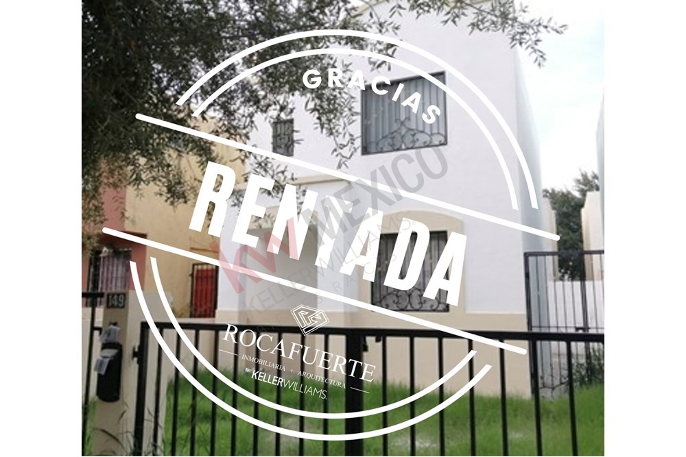 Casa en renta ubicada en la privada Magnolias, Apodaca, Nuevo León.