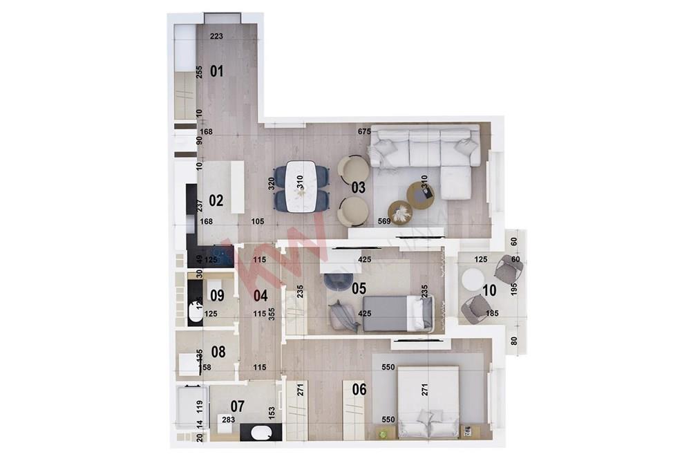 Apartment   For Sale, Nodilova, Čukarica, Beograd, Serbia, 206.900 €