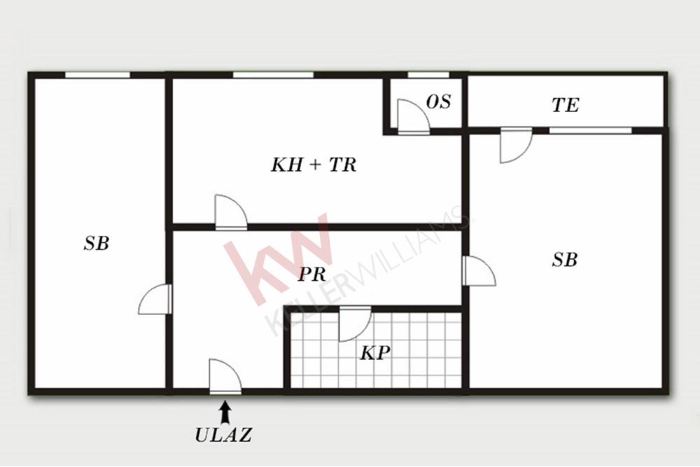 Apartment   For Sale, Boška Buhe, Zrenjanin, Zrenjanin, Serbia, 48.000 €
